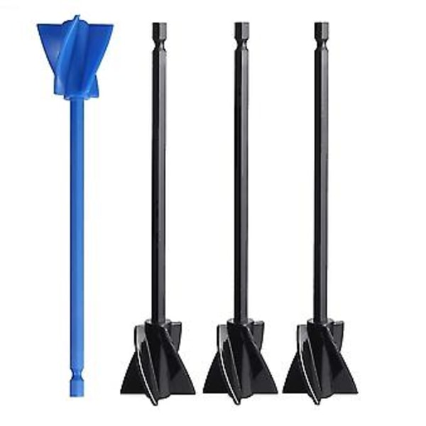 4 stk. Epoxy Mixer Tilbehør Til , Genanvendelig Og Resin Mixer Paddle Til At Blande Epoxy Resin, , Keramisk Gla