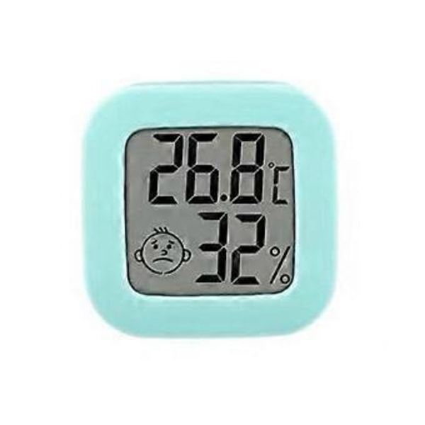 Mini Elektronisk Ansiktstermometer Hemmakontor LCD-termometer Dubbelsidig Tejp