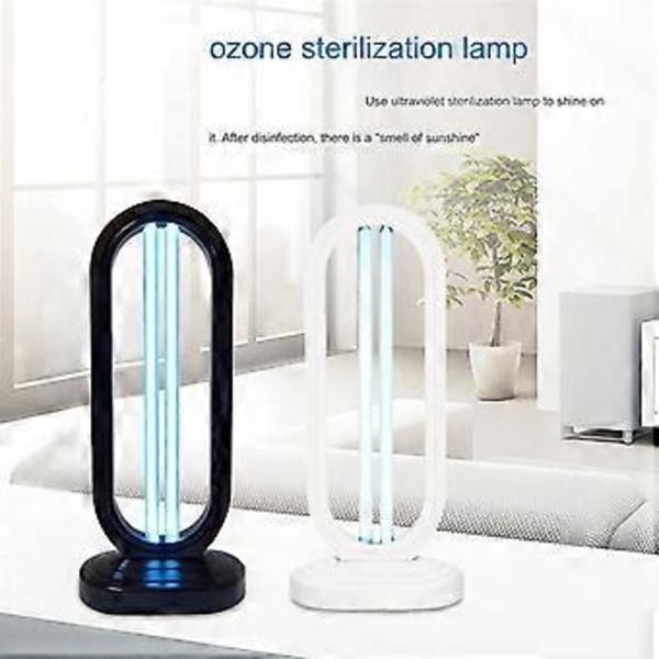 UVC Lampe Husholdningsfjernkontroll Skrivebord Ultraviolett Lampe EU PLUGG A