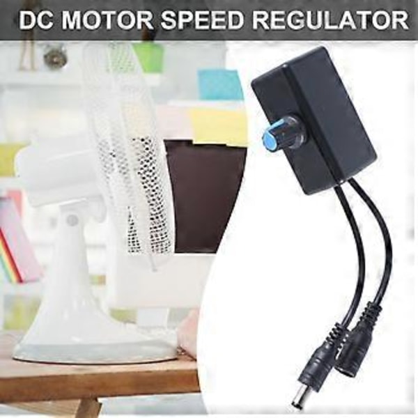 DC5V~24V PWM Lågspännings Motorvarvtalsregulator Justerbara Drivrutinsbrytare