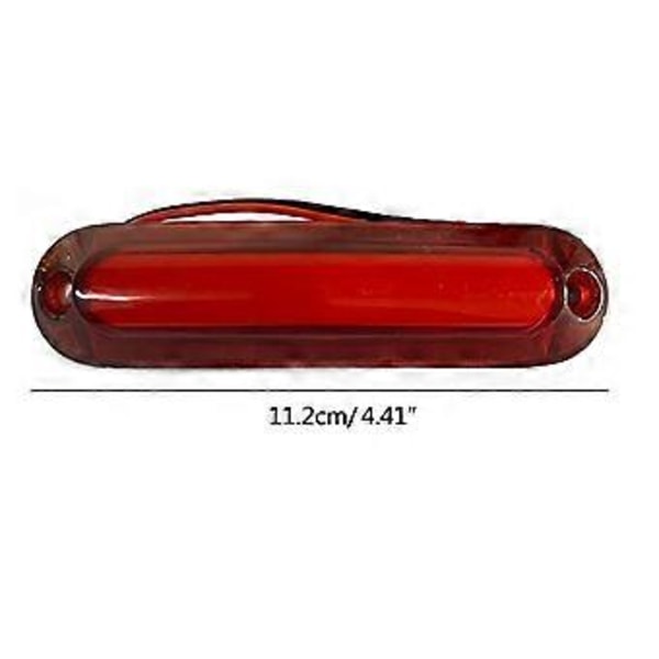 6 LED Lastbil Trailer Baglygter 12-24V Sidemarkeringslys Blinklys Bremse Baglygter
