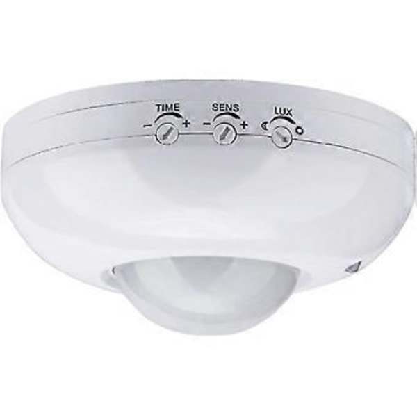 Sensor 360 Graders Pir Bevægelseslyskontakt Loftmonteret 1200w Max