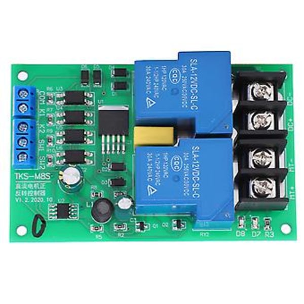 Motorstyrning DC CW och CCW Kontrollkort Elektronisk Komponent TKS‑M8S 12V 30A