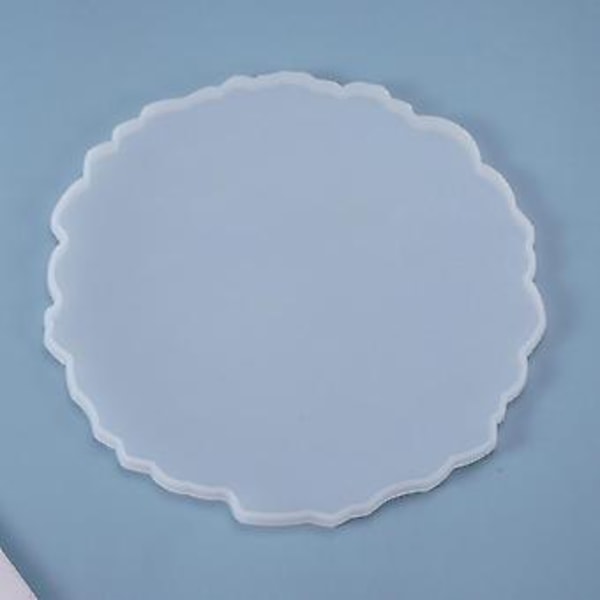 DIY Krystall Epoxy Form Kompott Swing Bord Rund Brikke Silikon