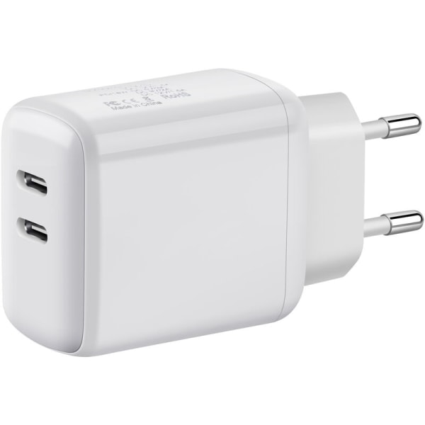 40W iPhone-laddare 14 13 12 11, Apple MFi-certifierad 2-portars 20W USB C-strömadapterladdare Snabbkontakt med 2 m iPhone Lightning-kabel för iPh