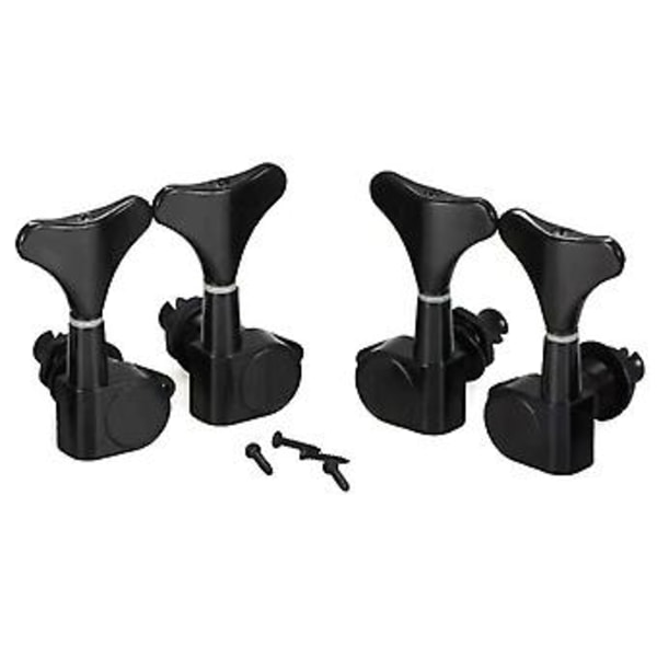2+2 Forseglede Bassgitar Stemmeskruer 2r2l Mekanikk Stemmere For Precision Bass Og Jazz Bass,