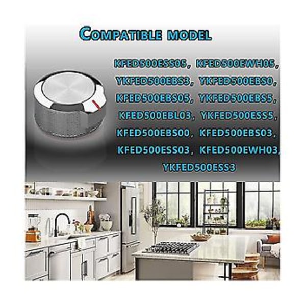 W11156487 W10823529 För Ugn Spis Toppvred, Ersättningsspisvred S, Hastighet (1-pack)