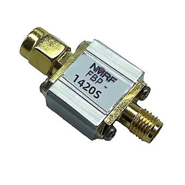 1420 MHz:n läpäisykaista-suodatin SAW-läpäisy SMA-liitäntä 80 MHz:n leveys SMA-m SMA-f -liitäntä läpäisy