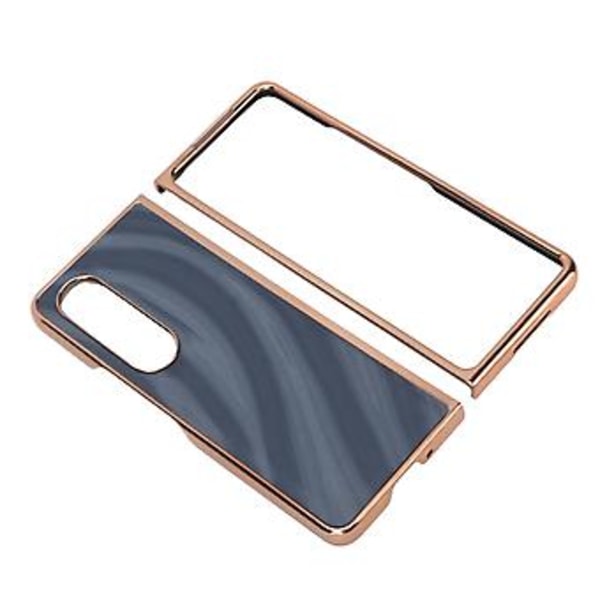 Mobilskal Nano Elektroplätering Repsäkert Galaxy Textur Vikbart Telefonskydd för Samsung Galaxy Z Fold 4 Blå