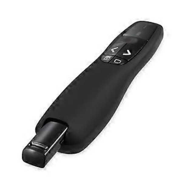 2.4Ghz USB Trådløs Presenter Rød Laserpenn-peker PPT Fjernkontroll med Håndholdt Peker for PowerPoint-presentasjon