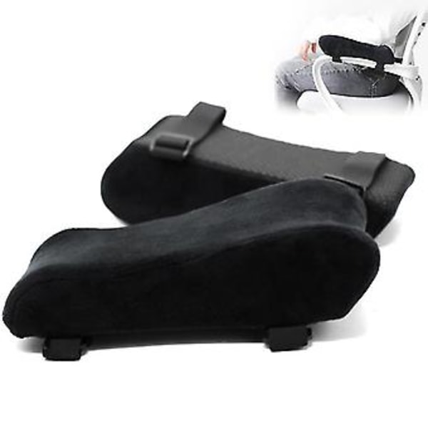 Stole Armlænspuder Ultrablød Memory Foam Albuepude Støtte Universal Pasform Eller Kontorstol Til El
