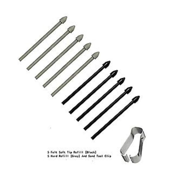 Berøringsskjerm Stylus Myk Spiss S6 S6lite S7 S7fe S8 S22u S21u S23 N10 N20 Erstatning