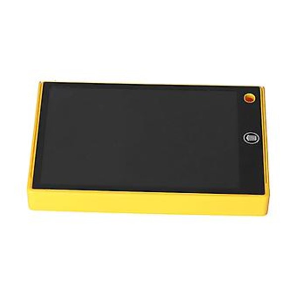 LCD Skrivetavle Gjenbrukbar Slettbar Gul Digital Tegnetavle med Penn Base Boks for Barn Hjemmeskole Maling