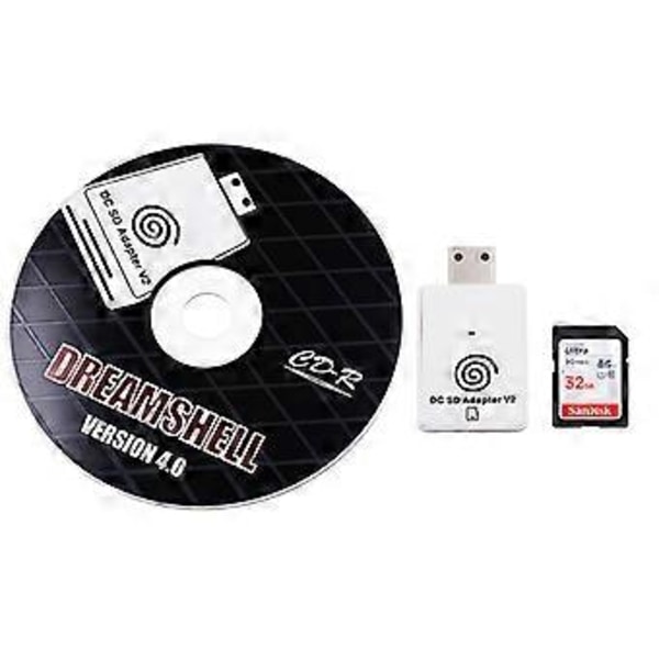 SD/TF Kortlæser til Sega Dreamcast og CD, Dreamshell Oplader Fantastisk Ydeevne
