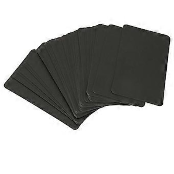 Eleganta Inbjudningar: 100st Svart Kartong - Tjockt DIY-papper för Kort & Scrapbooks