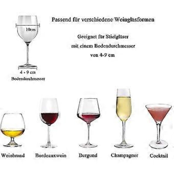 Ctmw Vinglashållare, Kopphållare Vinkylare, Enkel Kopp Kreativt Vinställ Inverterad Kopphållare