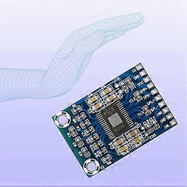 2 STK. TPA3116D2 Mini Digital Forstærker DC12V-24V D Klasse 50W+50W XH-M562 Forstærker 50W Effektforstærkerkort