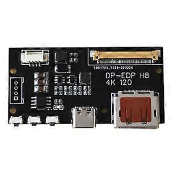 DP till EDP 4K 120HZ DIY4K Drivrutinskort 4K 2K 1080 Adapterkort för Portabel Skärm (A)