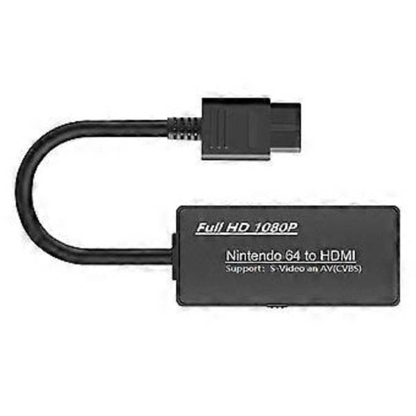 N64 Av S-video Til Hdmi-kompatibel Konverteringsadapterkabel Av-adapter