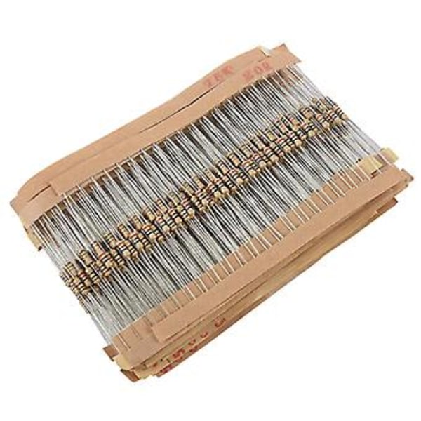 860st 1 Ohm-1m Ohm 1/4w Motståndssortimentskit 43 S
