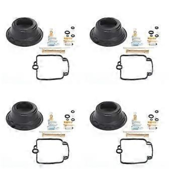 4 Sett Forgasser Reparasjonssett Forgasseroverhaling Passer Suzuki GSF400 GSF400P BANDIT