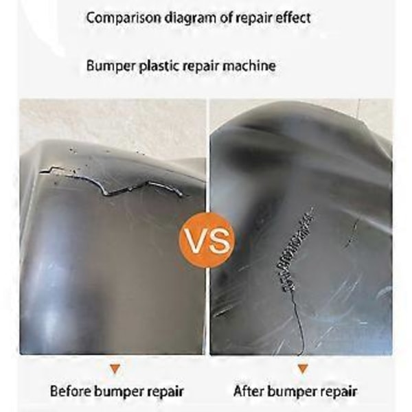 70W Varmhäftare Plastsvetsmaskin Bil Stötfångare Reparationssats 4 Typer Klammer Svetsreparationsmaskin EU-kontakt