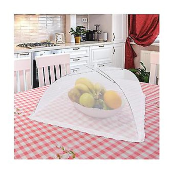 4-pakning Mesh Matbeskyttelse - 14 tommer/16 tommer/17 tommer Pop-up Matbeskyttelsestelt Gjenbrukbar Sammenleggbar Mat N