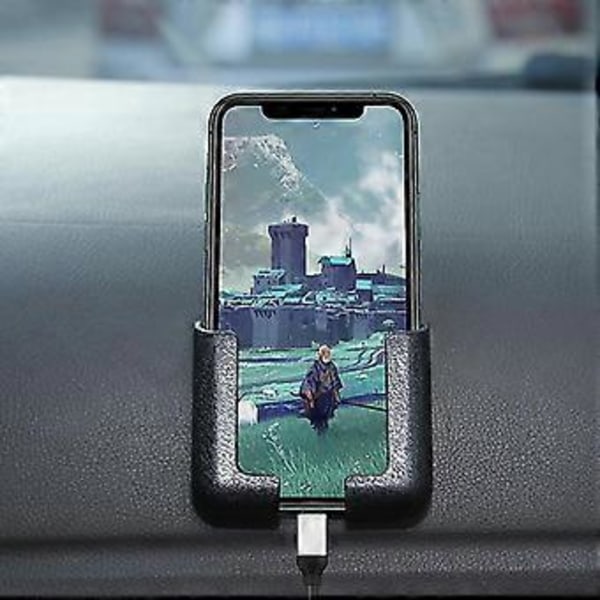 Auton puhelinpidike, monitoiminen matkapuhelinpidike, kannettava itseliimautuva puhelinpidike autoon, 2 kpl