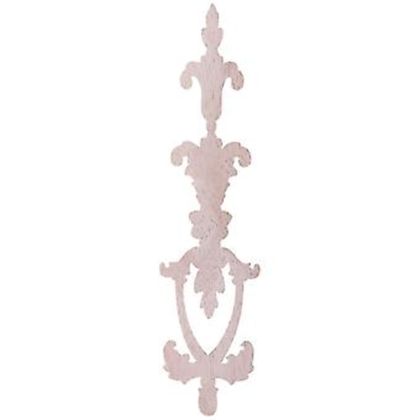 1x Udskåret Er Onlay Applikation Ubehandlet Ramme Mærkat Hjem R 25x6cm
