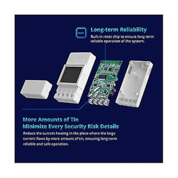 Pow Elite 16a Måler S Esp32 P Lcd Skærm Overbelastning For H