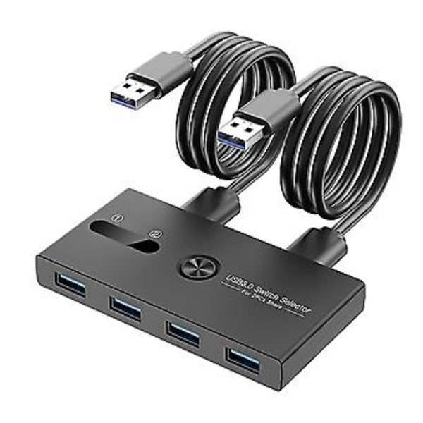 Usb 3.0 S 2 sisään 4 ulos Kvm Doc Stat Tulostimen jakaminen Ce Mdapter Kvm-muunnin