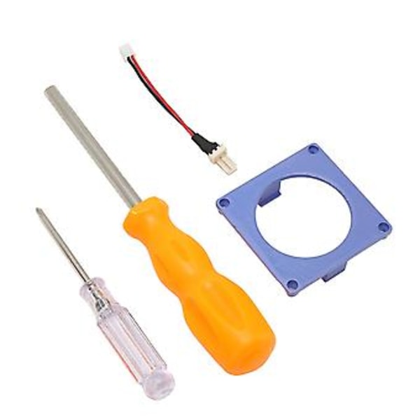Fläkt 3D-Print Monteringskit Mini Kylfläkt 3D-Printad Ram Monteringskit Ersättningsdelar för NGC Gamecube Lila