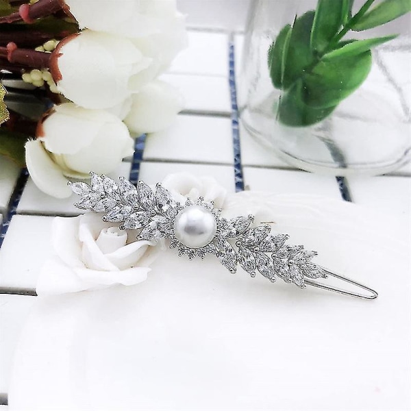 Floral Hairpin Zircon Headwears