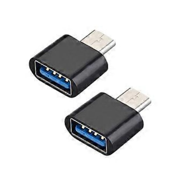 Universal USB C-kontakter OTG-konverter Type-C Jack Splittere for Hodetelefoner