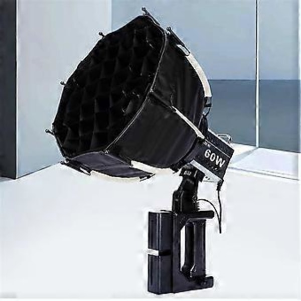 30 cm ottekantet softbox mini Bowens mount hurtigudløser honeycomb grid softbox til ZU60 eller M60 COB fill light studio