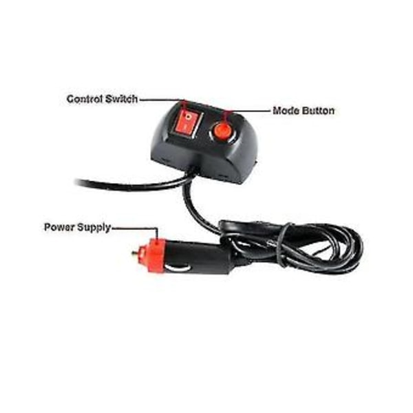 Kattotelineen valo Strobe-varoitusvalo Strobe-valo Universaalit LED-autotarvikkeet, sininen valo