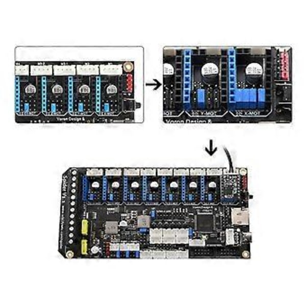 3D Printer Tilbehør Vorn 2.2 PT100 Stick Temperaturmålingsmodul Termistor Linje MAX31865 Temperatursensor