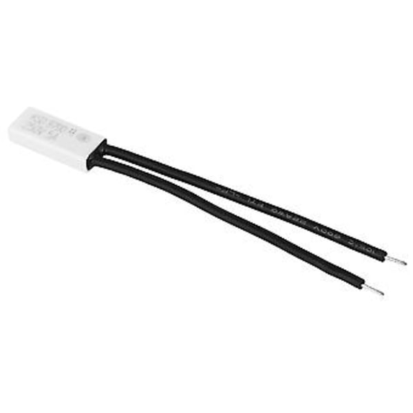 10 stk. KSD9700 Termisk Kontakt, Normalt Åben Temperaturkontrolbeskytter 65℃, Plastikprobe for Sikkerhed & Præcision, Nem Installation