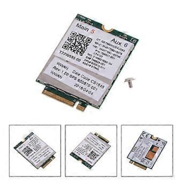 T77W595 4G LTE Mobilt Bredbånd 4G Kort WWAN T77W595 Modul 796928-001 Til HP Elite x2 840 850 G3 640 650 645 G2