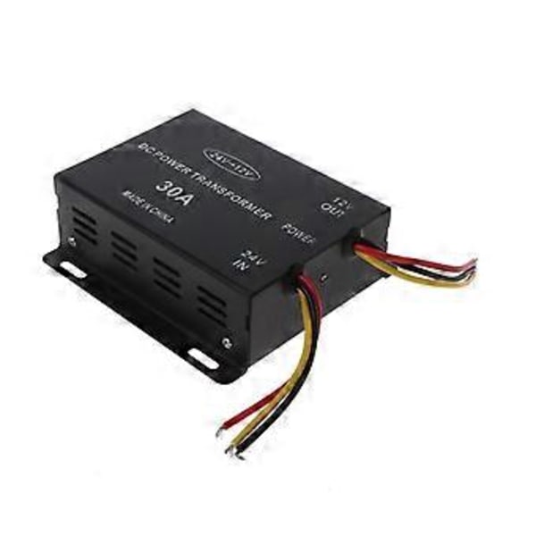Bil Strömförsörjningsomvandlare Nedtransformator Omvandla 24V Till 12V DC Omvandlare Tillbehör Minnesfunktion Bilverktyg