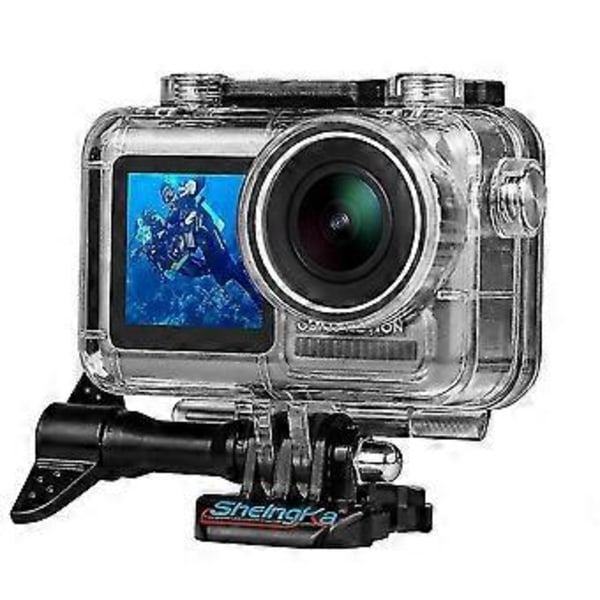 För Dji Osmo Action Vattentätt Fodral 40m Dykfodral Skal För Osmo Action Action Kameratillbehör