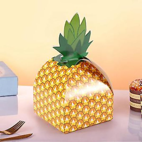 24 st Ananas Presentaskar 3D Ananasaskar Tropisk An Luau Bbq Strand Pool Fr