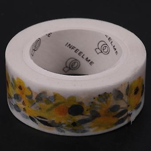 1,5 cm Bred Luksuriøs Washi Tape DIY Scrap Sticker Label Mas Tapeh