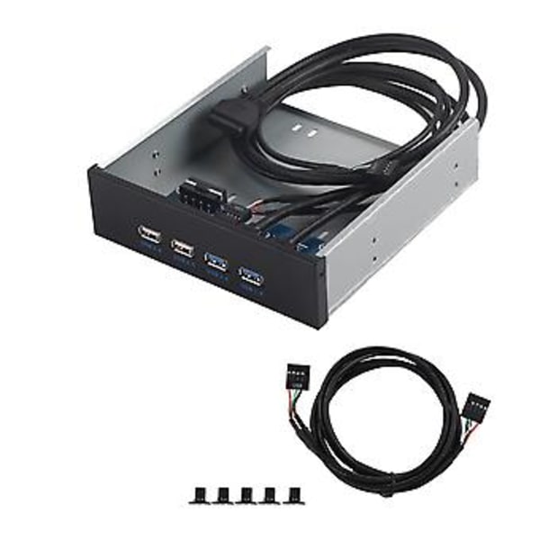 Frontpanel Diskettenhet, 2 Port USB3.0 + Diskettenhet Front Case Port Diskettenhet Frontpanel Bäst i klassen