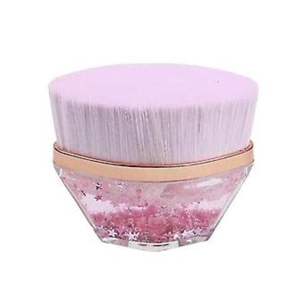 Højdensitets Blød Magisk Foundation Børste Multifunktionel Makeup Børste Til Et Bredt Udvalg Af Foundations, Med Bærbar Opbevaringsæske (pink)