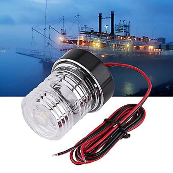 12V Marine Båd Yacht Navigation Rundt Omkring 360° Hvid LED Ankerlys Vandtæt