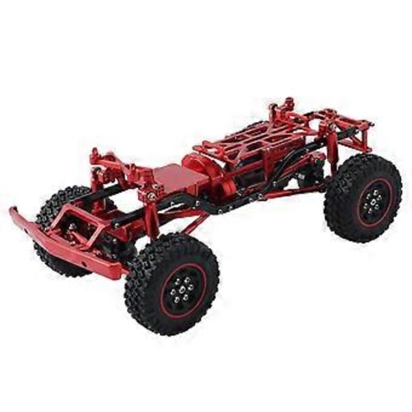 4 st Beadlock Mini Crawler Hjul och Däck Set för 1/24 RC Crawler Bil Axial SCX24 Jimny SG1801 Uppgraderingsdelar, A