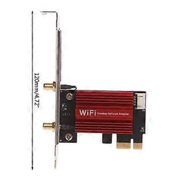 Dual Band AX1800 Pro Wifi6 Langaton Verkkosovitin 1800Mbps BT5.2 Wifi-kortti 2.4G/5Ghz Microsoftille Windows10 /11