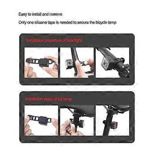 120 Lumen Ip66 Vattentäta Ljussatser Fram- och Bakljusset För 5 Växellägen Bromsljus, wt06