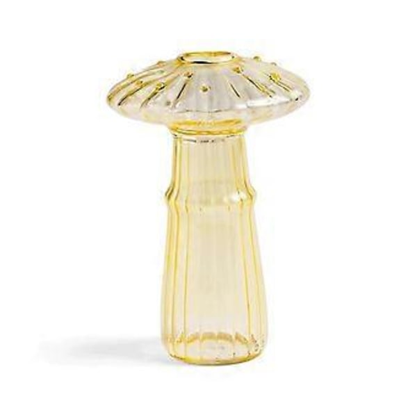 Svamp Glasvas Växt Hydroponisk Vas Hem Konst Transparent Aromaterapiflaska Liten Vas Bordsblomdekoration, C